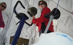 Inside the DRASH tent
