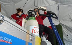 Inside the DRASH tent