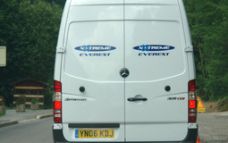 Van supplied by Mercedes