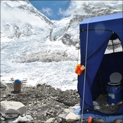 Our toilet fascilities at Base Camp
