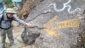 Richard tells me we are almost at Namche