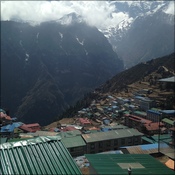 View over Namche