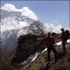 Dan and Jim off the road to Tengboche