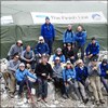 Trek D arriving at base camp