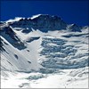 Looking at camp 3 on the Lhotse face