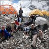 Trek K arriving at Base Camp
