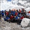 Trek M arriving at Base Camp