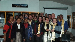 Namche youth group with CXE team members