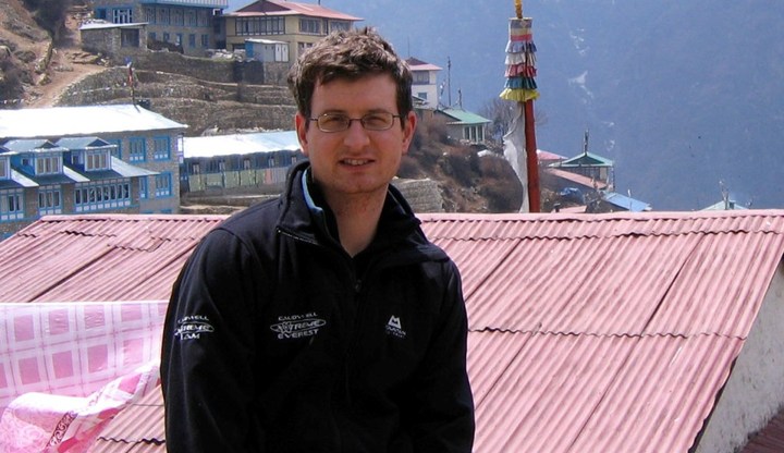 Andrew Murray at Namche