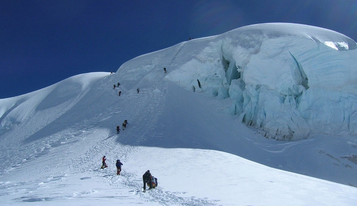 Pushing for the summit Pushing for the summit