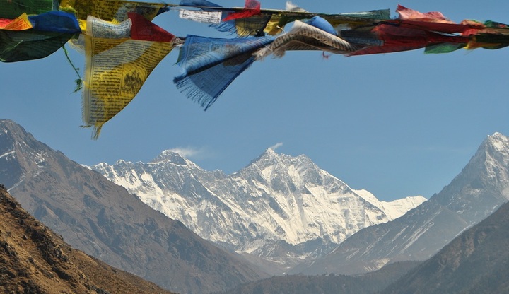 View of Everest from Namche