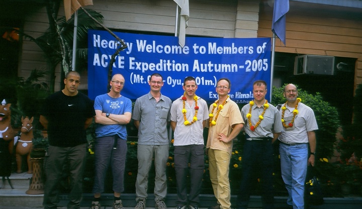 Cho Oyu 2005 team in Kathmandu