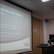 Dr Pete Hodkinson talking about Spaceplanes and Space Doctors