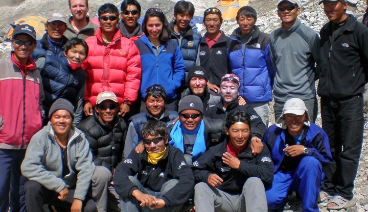 Xtreme Everest Sherpa climbing team
